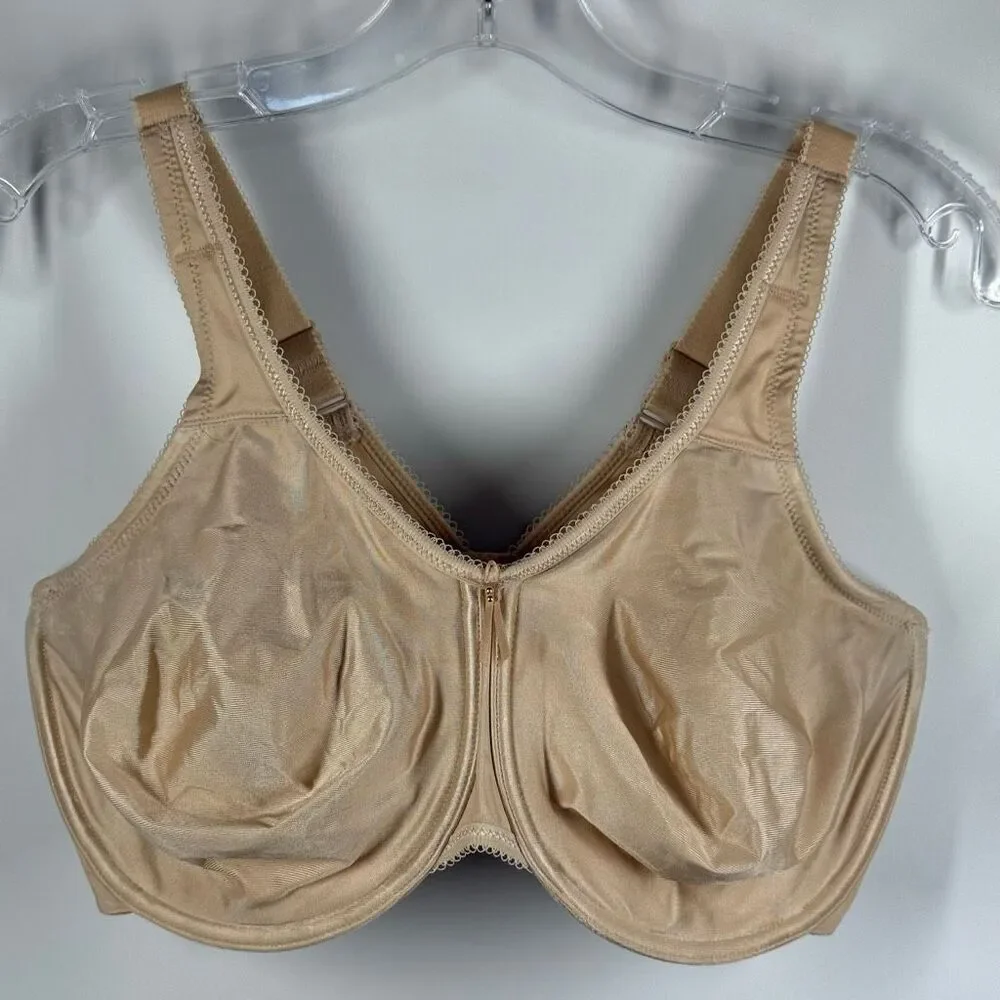 Wacoal Basic Beauty Full Figure Seamless Underwire Bra tan Size 40DDD 855192